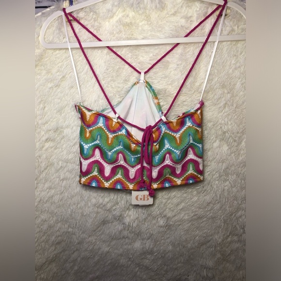 Gianni Bini Multicolor Patterned Top NWT Small - Picture 7 of 11